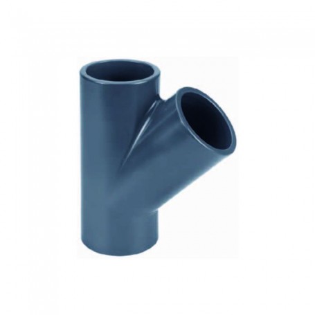 Raccord en T 45° PVC