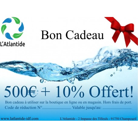 BON CADEAU 500€