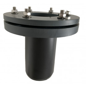 Traversée de paroi PVC à bride img01