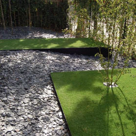 Angle droit pour bordure avec bord supérieur droit aplati corten