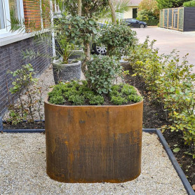 Jardinière Tonic en acier Corten