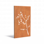 Brise vue Naturel en acier Corten N°03