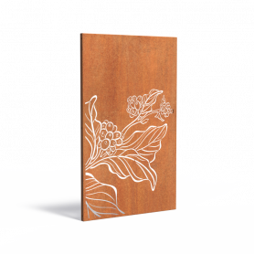 Brise vue Naturel en acier Corten N°06