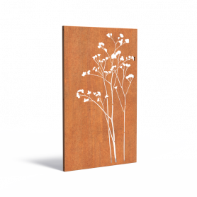 Brise vue Naturel en acier Corten N°07