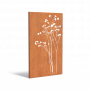 Brise vue Naturel en acier Corten N°07
