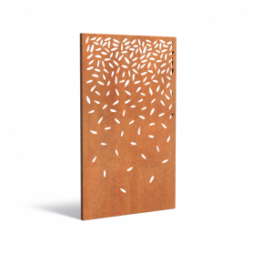 Brise vue Abstrait en acier Corten N°06
