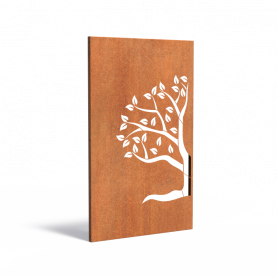 Brise vue Abstrait en acier Corten N°11