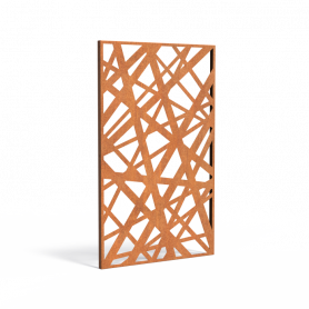 Brise vue Abstrait en acier Corten N°14