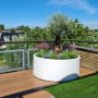 Jardinière ronde Sydney en Aluminium