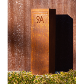 Lettre de maison en acier Corten