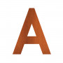 Lettre de maison en acier Corten