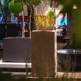 Jardinière NOOA en acier Corten