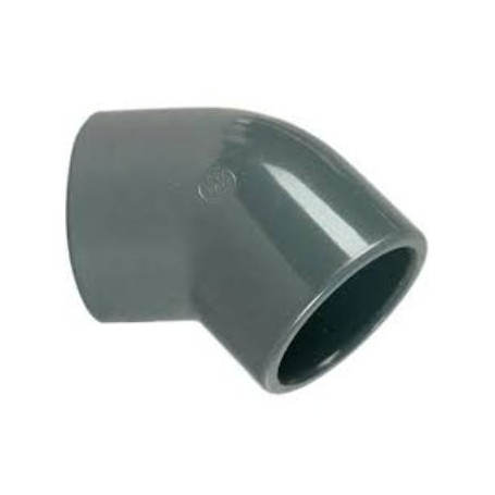 Coude en PVC 45°