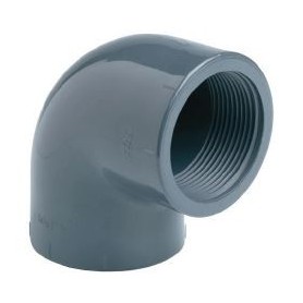 Coude fileté PVC Femelle